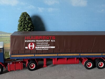 WSI WSI Volvo F88 4x2 + 2-axle classic curtainside trailer HUIJBREGTS