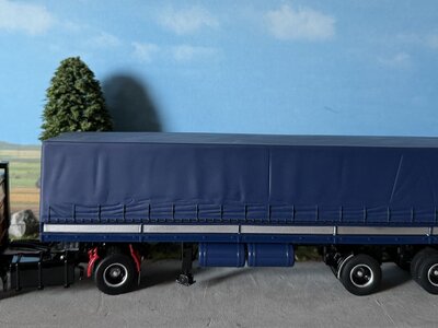 WSI WSI Volvo F88 4x2 + 2-as classic zeilen oplegger VAN HOLLAND TRANSPORTEN