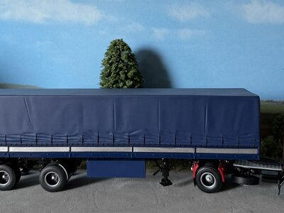 WSI WSI Volvo F88 4x2 + 2-axle classic curtainside trailer VAN HOLLAND TRANSPORTEN