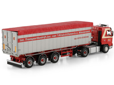 WSI WSI Scania 113M Streamline with 3-axle volume tipper trailer JAC VAN 'T KRUIS & ZONEN BV