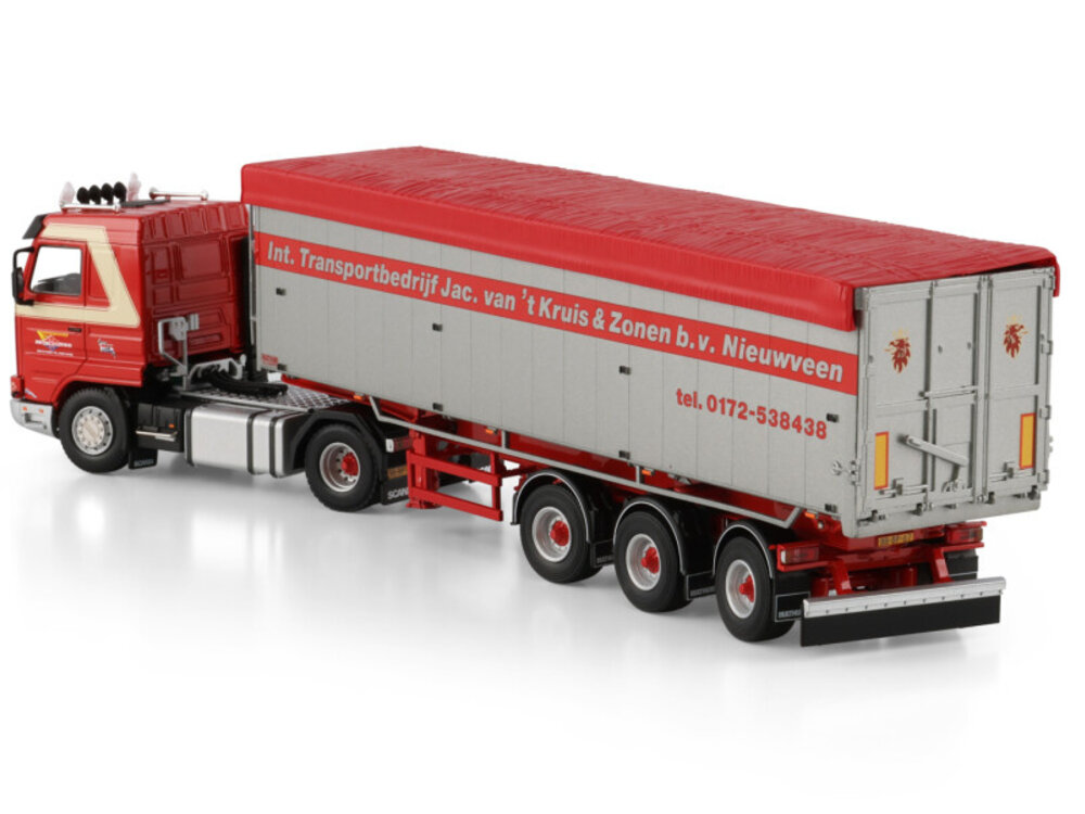 WSI WSI Scania 113M Streamline with 3-axle volume tipper trailer JAC VAN 'T KRUIS & ZONEN BV
