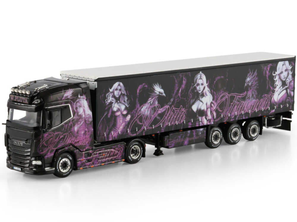 WSI WSI DAF XG+ 4x2 with 3-axle curtainside trailer PHOENIX QUEEN