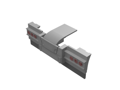 Tekno Tekno Scania NGR 6x2 met 2-axle lowloader + load (wooden box) JAN MUES