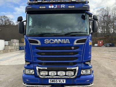 WSI WSI Scania R580 6 x 2 single wheel tag with 3 axle bathtub style tipper JKR CONTRACTORS Ellon Scotland