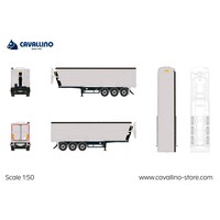 Cavallino 3-axle Tipper trailer Basic Line