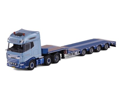 Cavallino Cavallino DAF XG+  6x2 with 4-axle semi-lowloader VAN HEYNINGEN TRANSPORT