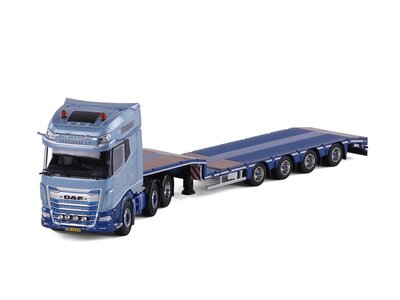 Cavallino Cavallino DAF XG+  6x2 with 4-axle semi-lowloader VAN HEYNINGEN TRANSPORT