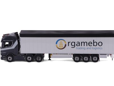 Cavallino Cavallino Scania R Highline 6x2 met 3-as Schuifvloeroplegger ORGAMEBO