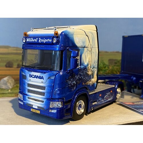 WSI WSI  Scania R Highline 4x2 + container trailer + 20ft. container WILBERT KUIPERS