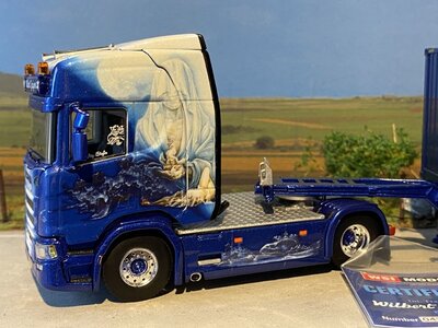 WSI WSI  Scania R Highline 4x2 + container trailer + 20ft. container WILBERT KUIPERS