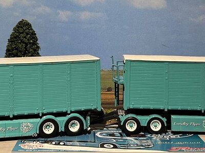 Tekno Tekno Scania Next Gen S-serie Highline met 4-assige aanhanger en resin containers JAKOB PEDERSEN
