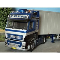 Tekno Volvo FH03 Globetrotter XL with 3-axle walking floor trailer ROLAND DE BLOCK