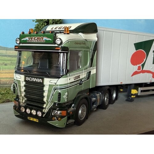 Tekno Tekno Scania R420 6x2 met 3-as walking floor trailer LEGRO TOPTERRA