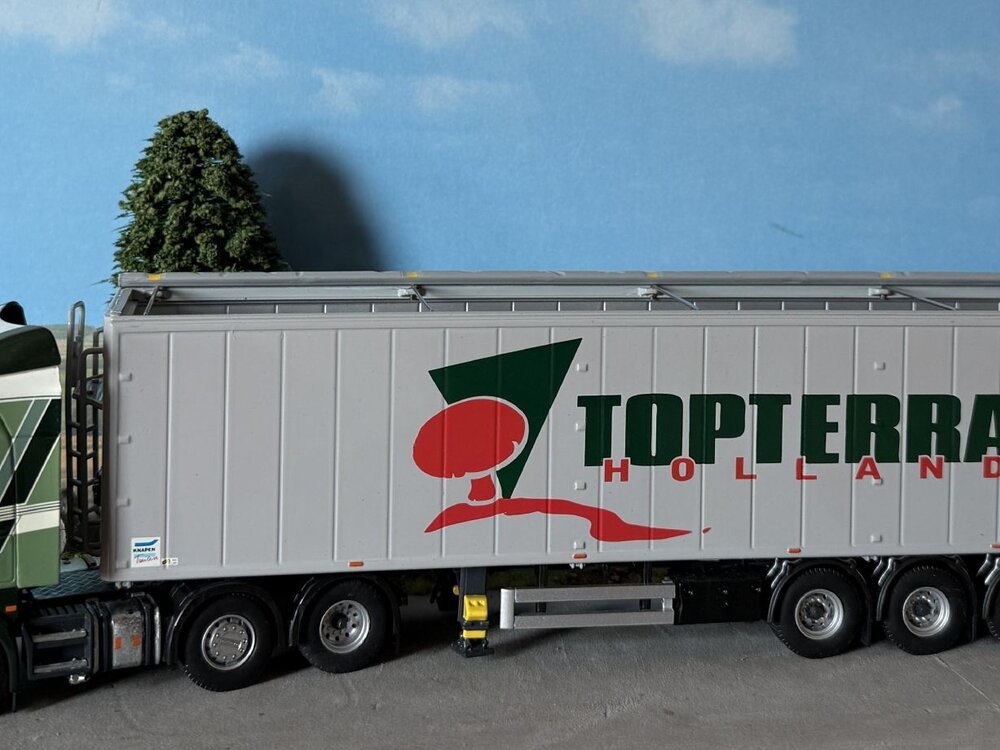 Tekno Tekno Scania R420 6x2 met 3-as walking floor trailer LEGRO TOPTERRA