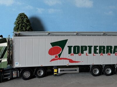 Tekno Tekno Scania R420 6x2 met 3-as walking floor trailer LEGRO TOPTERRA