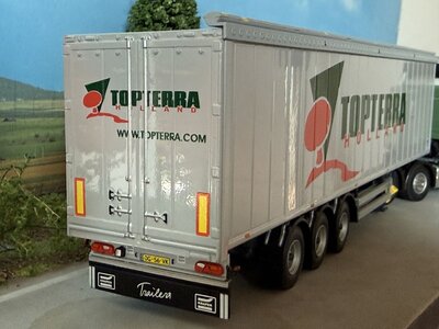 Tekno Tekno Scania R420 6x2 met 3-as walking floor trailer LEGRO TOPTERRA