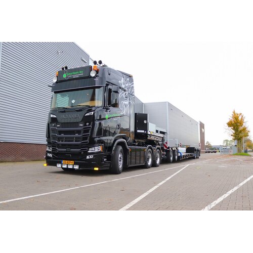 Tekno Tekno Scania NGS Highline 6x4 met 2 bed 4 Broshuis dieplader GEURTSEN