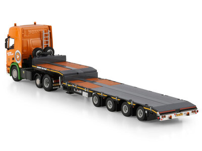 WSI WSI Scania R Highline 6x2 with 4-axle semi lowloader + midlift HOLTROP VD VLIST