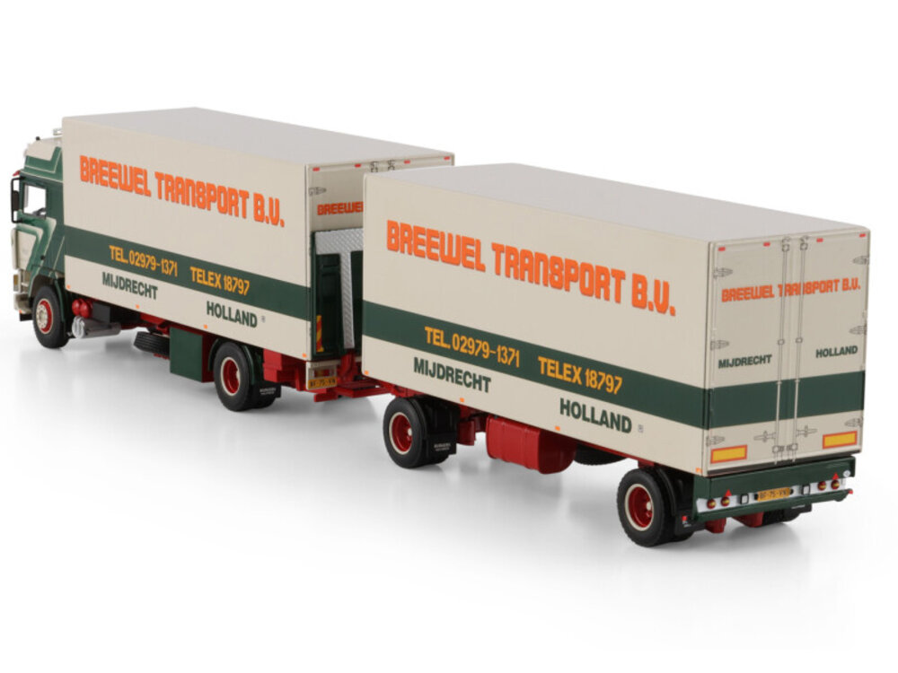 WSI WSI Volvo F12 Globetrotter 4x2 motorwagen met 2-as oplegger BREEWEL