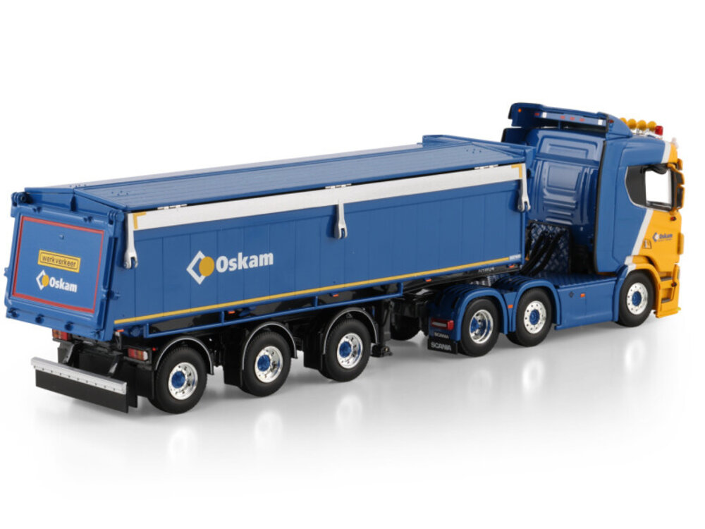 WSI WSI Scania R Normal 6x2 with 3-axle  tipper trailer OSKAM