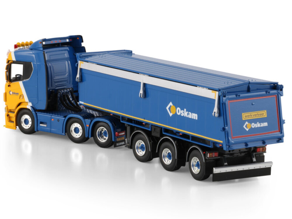 WSI WSI Scania R Normal 6x2 with 3-axle  tipper trailer OSKAM