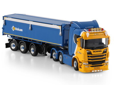 WSI WSI Scania R Normal 6x2 with 3-axle  tipper trailer OSKAM