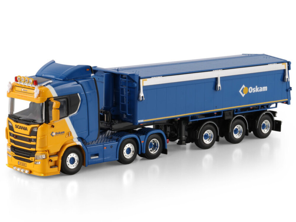 WSI WSI Scania R Normal 6x2 with 3-axle  tipper trailer OSKAM