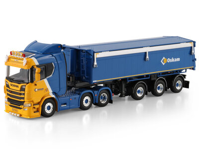 WSI WSI Scania R Normal 6x2 with 3-axle  tipper trailer OSKAM
