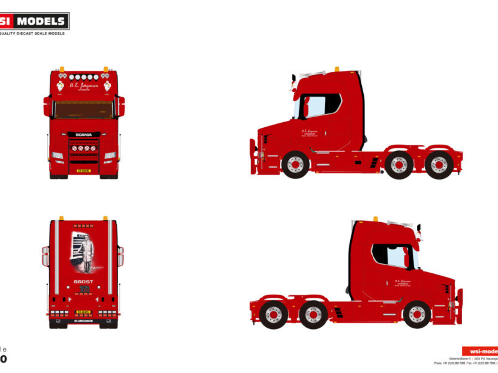 WSI WSI Scania Vlastuin S Torpedo highline facelift 6x2 HE JØRGENSEN A/S
