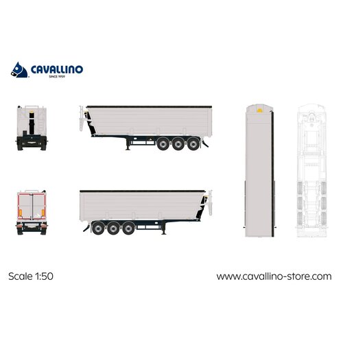 Cavallino Cavallino 3-axle Cargo Floor trailer Basic Line