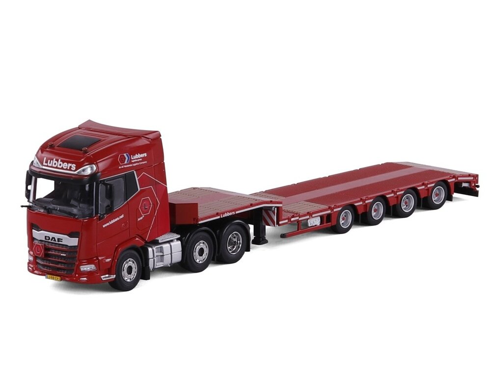 Cavallino Cavallino DAF XG+  6x2 with 4-axle semi-lowloader LUBBERS LOGISTICS GROUP