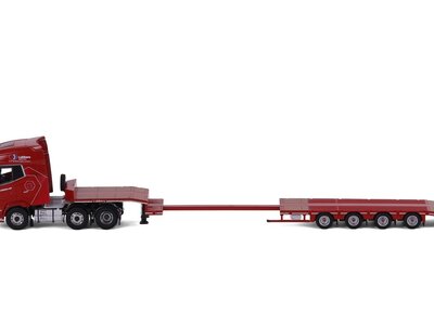 Cavallino Cavallino DAF XG+  6x2 with 4-axle semi-lowloader LUBBERS LOGISTICS GROUP