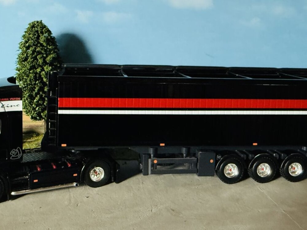 Tekno Tekno Scania R-serie Topline tractor with open top tipper trailer HANS LOUWET