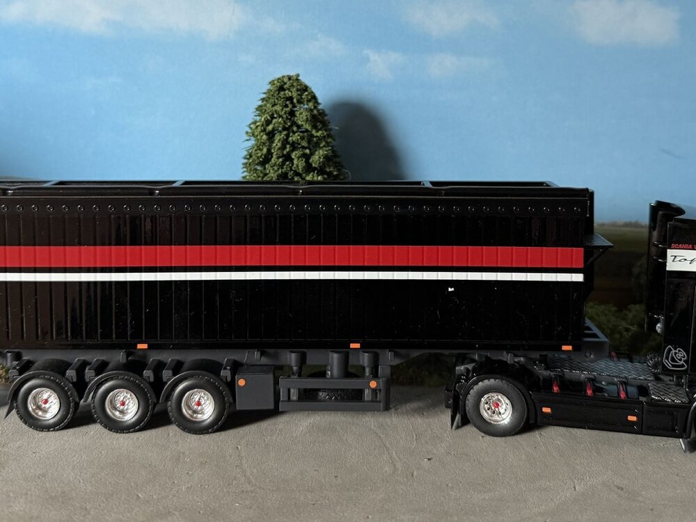 Tekno Tekno Scania R-serie Topline tractor with open top tipper trailer HANS LOUWET