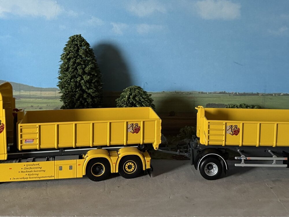 WSI WSI Scania R Highline 6x2 haakarm systeem combi + 15m3 container ALEX BROUWER SIERBESTRATING