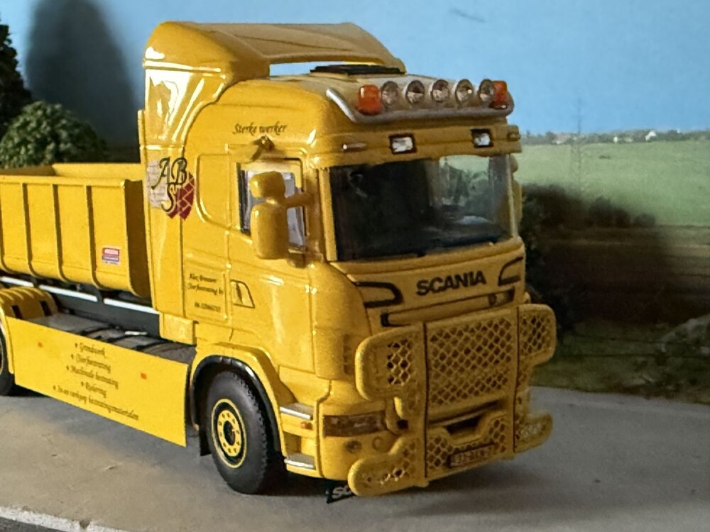 WSI WSI  Scania R 6x2 hooklift system combi + 15m3 container ALEX BROUWER SIERBESTRATING