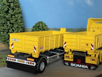 WSI WSI Scania R Highline 6x2 haakarm systeem combi + 15m3 container ALEX BROUWER SIERBESTRATING