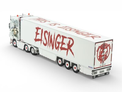 Tekno Tekno Scania Next Gen S-serie Highline with 3-axle reefer trailer  EISINGER "300"