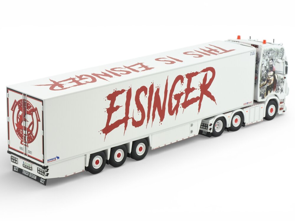 Tekno Tekno Scania Next Gen S-serie Highline with 3-axle reefer trailer  EISINGER "300"