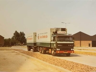 Tekno Tekno Daf 3300 motorwagen met 2-assige koelaanhanger FRANS TANKE BV