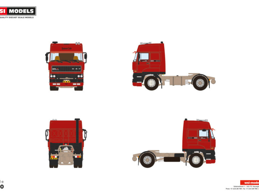 WSI WSI DAF 3600 Space Cab 4x2 PREMIUM LINE