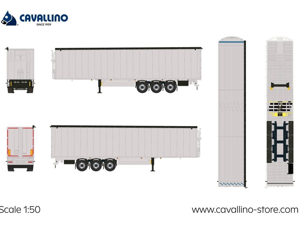 Cavallino Cavallino 3-axle Cargo Floor trailer Basic Line