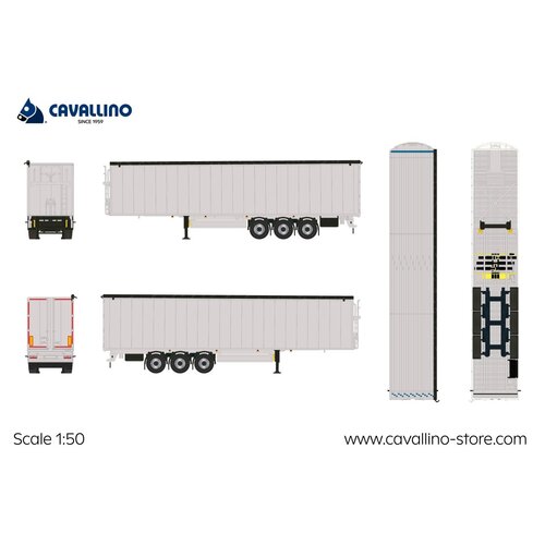 Cavallino Cavallino 3-axle Cargo Floor trailer Basic Line
