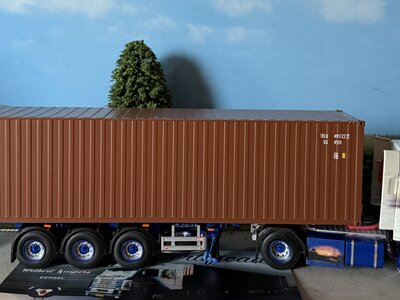 WSI WSI Scania 143H streamline met 3-as flexcontainer oplegger + 40ft. container WILBERT KUIPERS