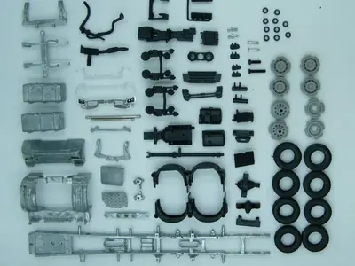 Tekno Tekno Scania Next Gen R-serie normal roof 6x2 rigid chassis Tractor Kit