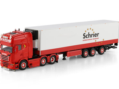 WSI WSI Scania streamline Topline 6x2 met 3-assige twin steer koeloplegger SCHRIER INTERNATIONAAL TRANSPORT