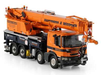 WSI WSI Scania P Low 8x4 Liebherr LTF 1060-4.1 HERRMANN & WITTROCK