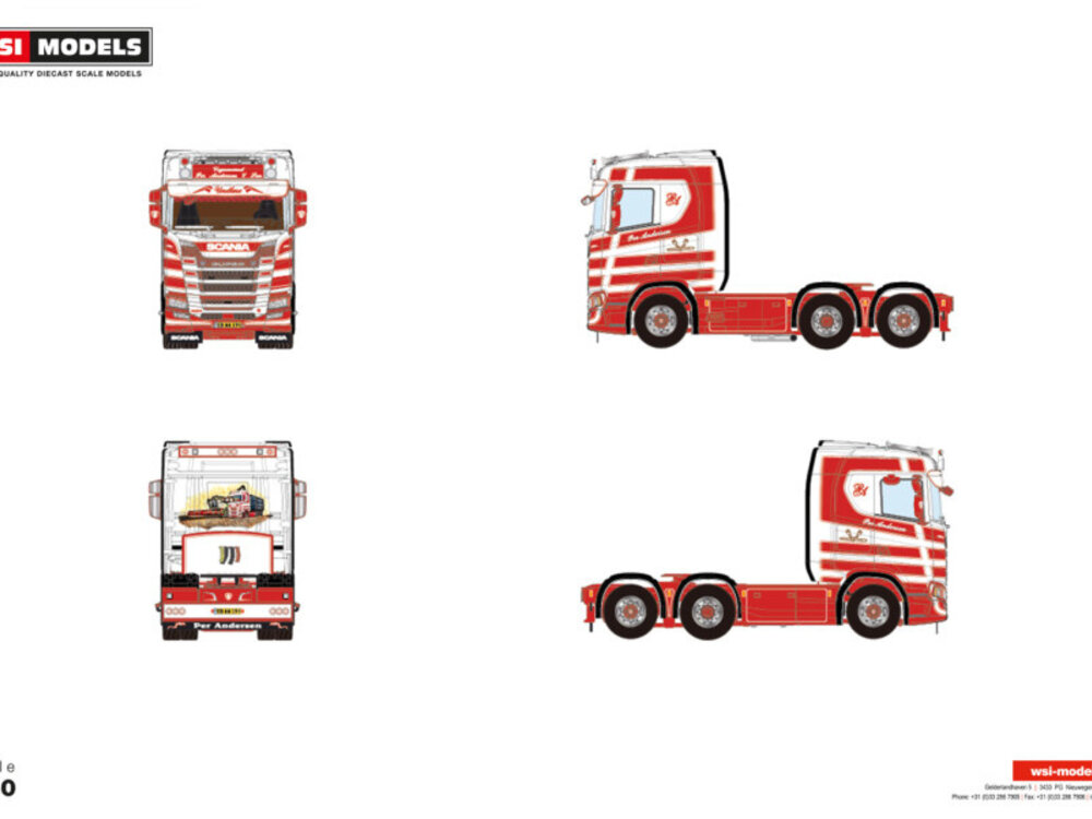 WSI WSI Scania S Normal 6x2 PER ANDERSEN