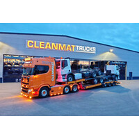WSI Scania S Highline 6x2 with 3-axle twin steer truck transporter CLEANMAT TRUCKS