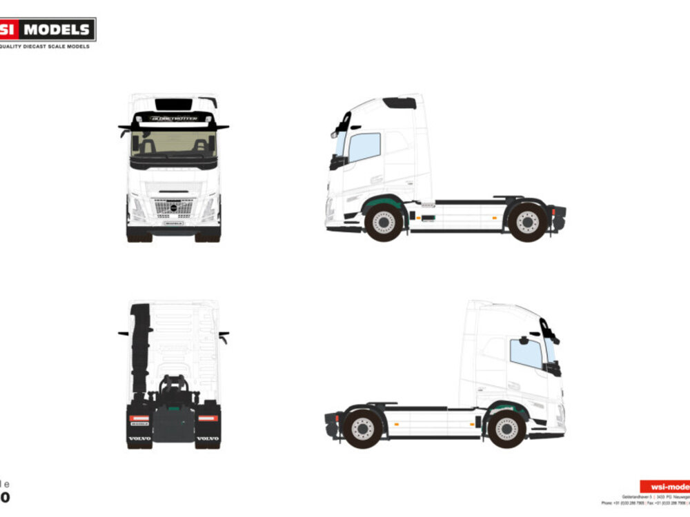 WSI WSI Volvo FH Aero Globetrotter XL 4x2 PREMIUM LINE